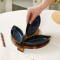 Three Leaf Porcelain Platter Set