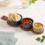 Stoneware Trio Serving Platter Set Of 4