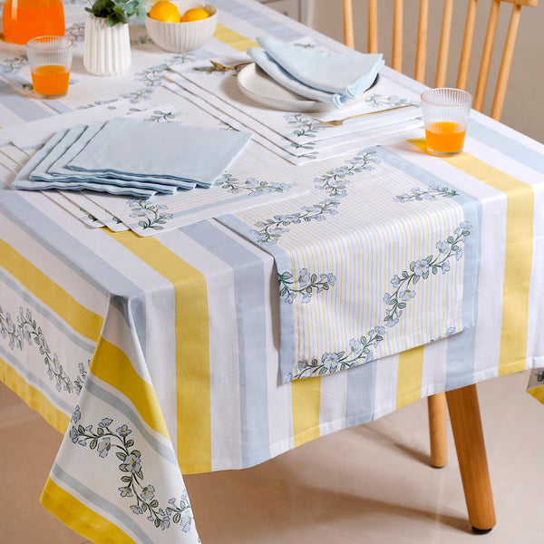 Azzuro Table Cover Placemat Runner and Napkin Set
