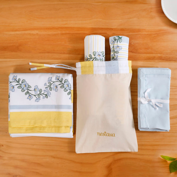 Azzuro Table Cover Placemat Runner and Napkin Set