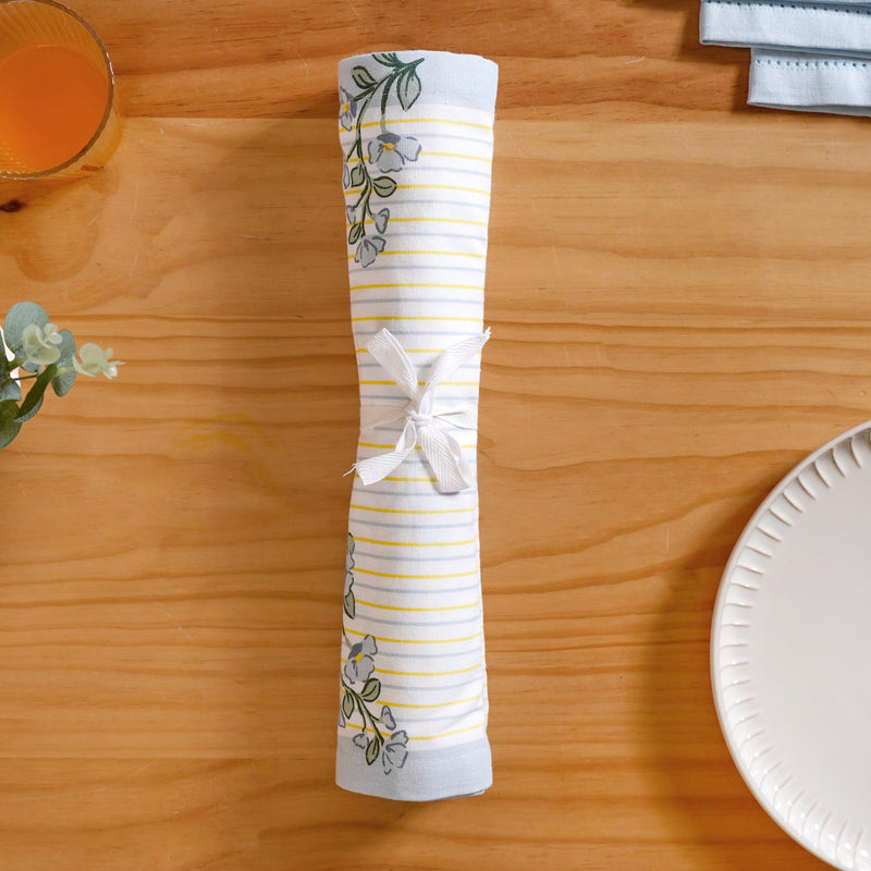 Azzurro Cotton 8 Seater Table Runner