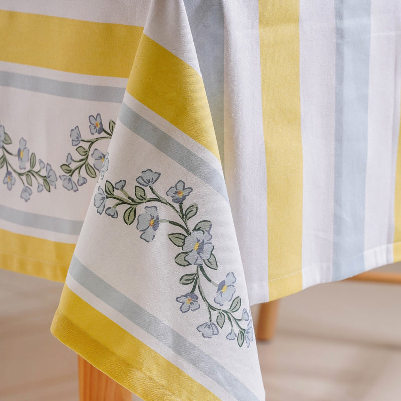 Azzurro Dining Table Cloth For 8 Seater