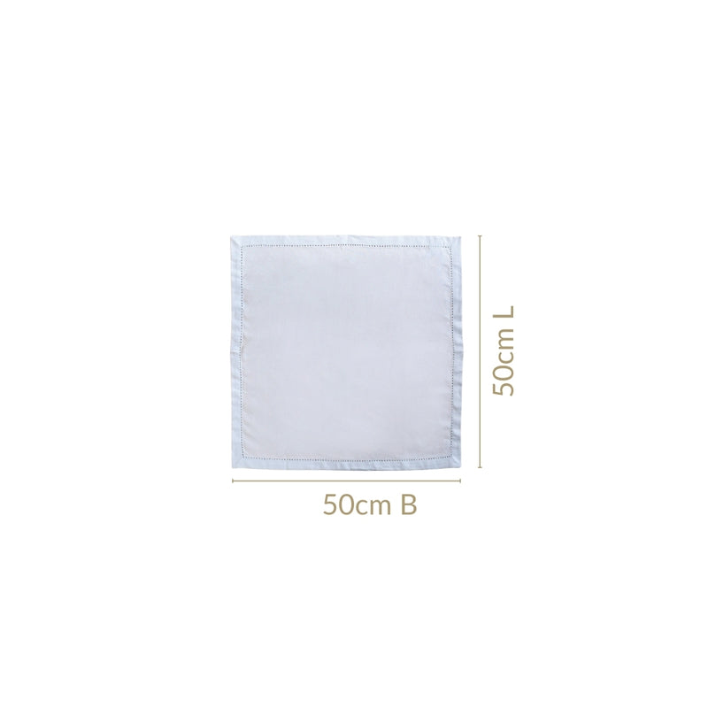 Azzurro Premium Cotton Table Napkin Set Of 6