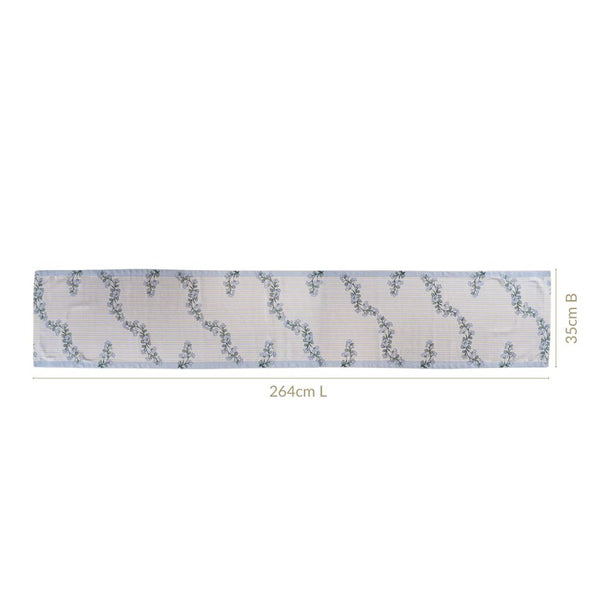 Azzurro Cotton 8 Seater Table Runner