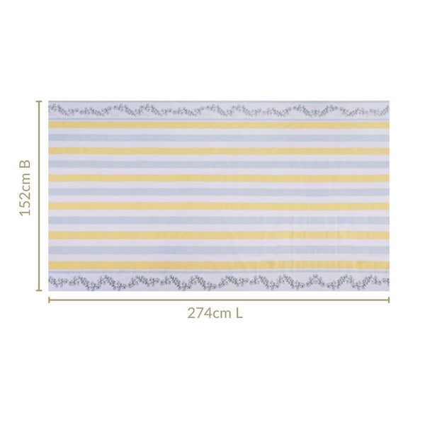 Azzurro 8 Seater Dining Table Cloth 274x152cm