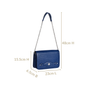 Blue Soi Tresse Menue Sling Bag