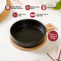 Bake And Serve Bowl Platter Set Of 2 Matte Black