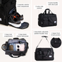 Dova Extendable Bag For Travel Black