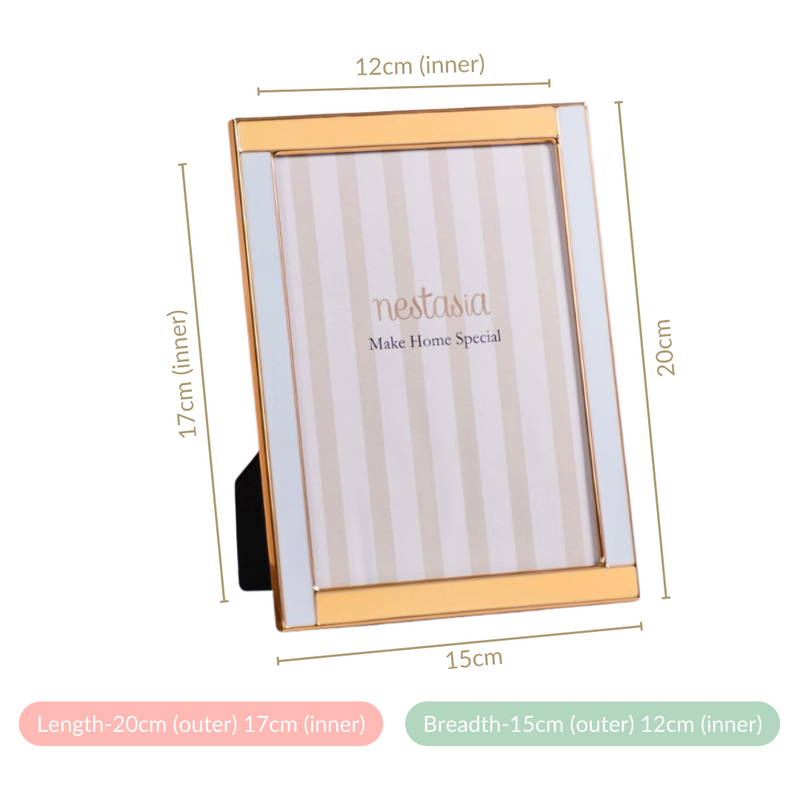 Sunshine Blue Picture Frame For Room Decor 7.5"x6"