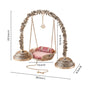 Silver Plated Brass Arch Laddoo Gopal Jhula