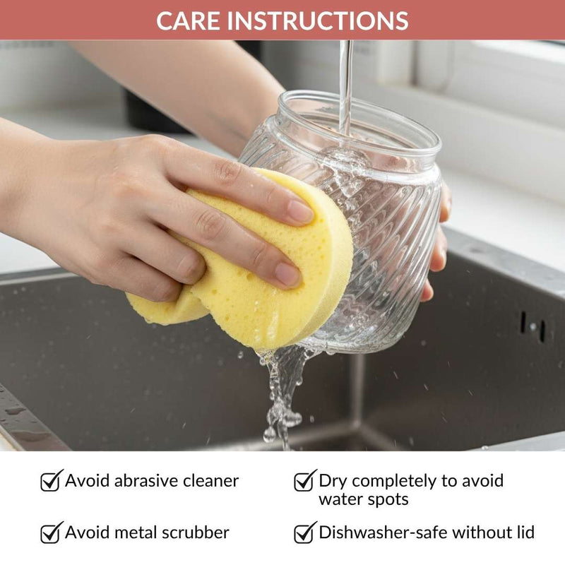 Swirl Jar With Lid Set Of 4 800ml