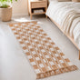 Terra Checks Handwoven Floor Runner 130x50cm