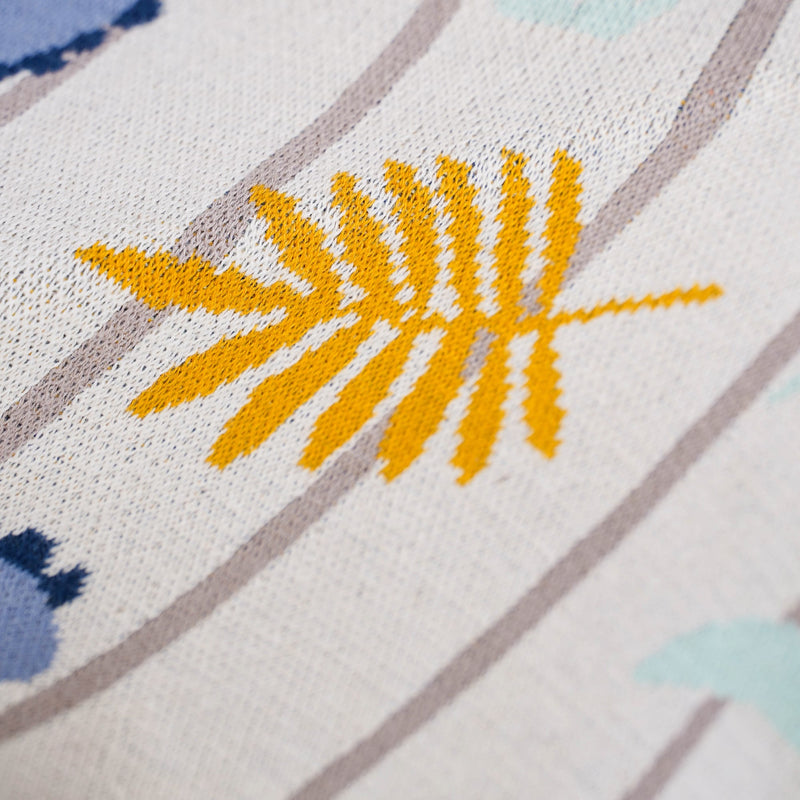 Baby Dino Knitted Kids Cotton Throw