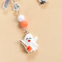 Baby Ghost On A Broom Phone Strap