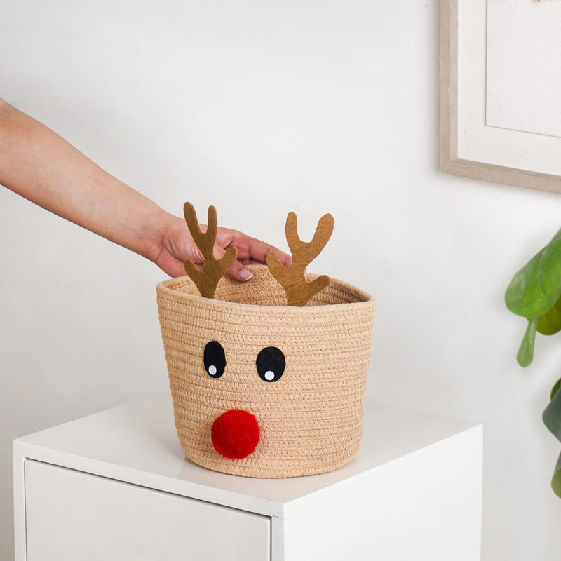 Baby Reindeer Storage Basket