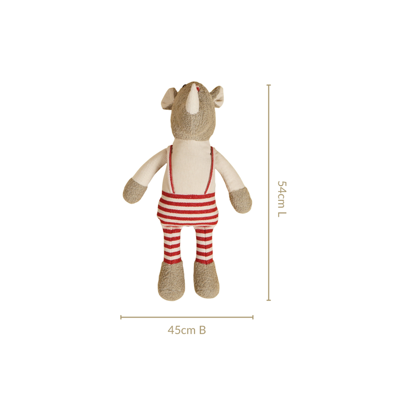 Baby Rhino Plushie For Toddlers