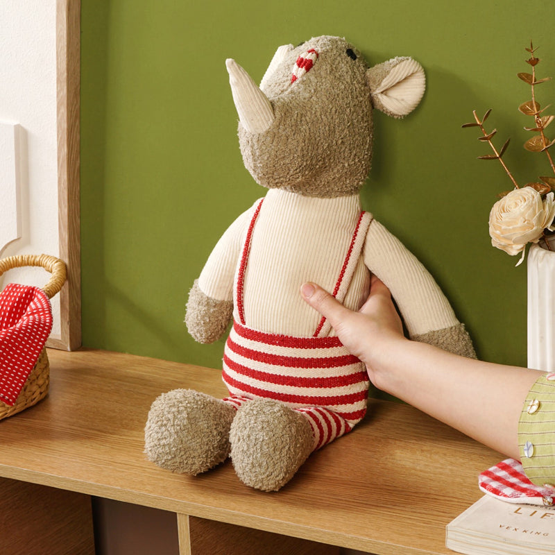 Baby Rhino Plushie For Toddlers