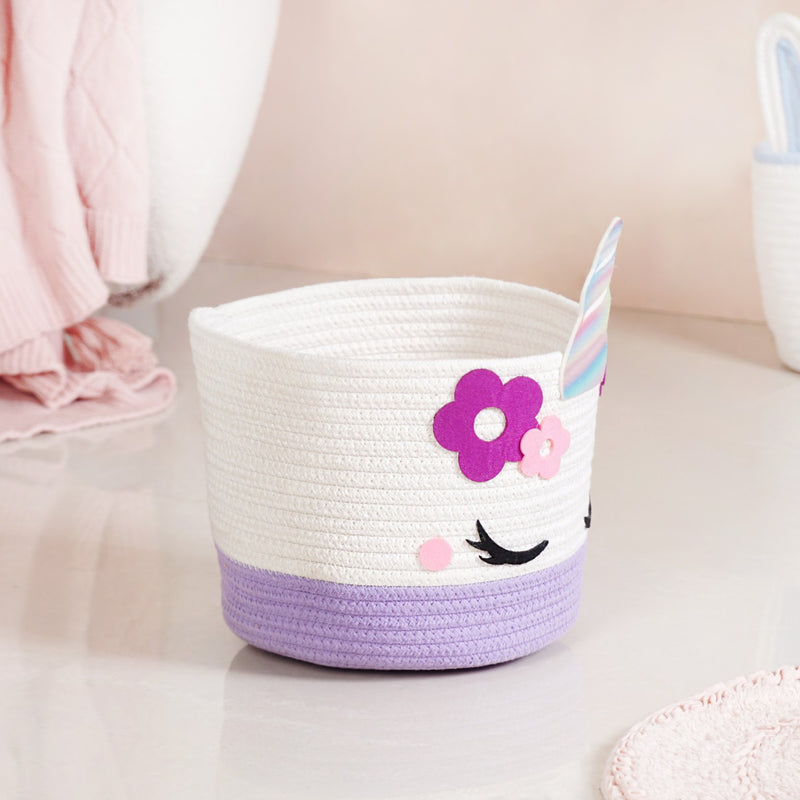 Baby Unicorn Toy Basket