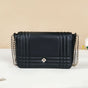 Shoulder Bag With Chain Strap Black