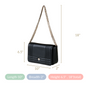 Shoulder Bag With Chain Strap Black