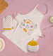 Baker Mode Apron Mitten And Pot Holder Set Of 3