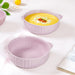 Set Of 2 Lilac Ceramic Baking Dish 800ml