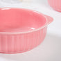 Set Of 2 Reeded Baking Dishes 800ml