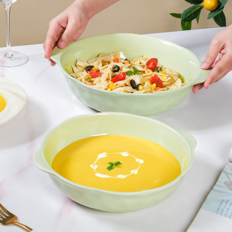 Set Of 2 Ceramic Dishes For Baking