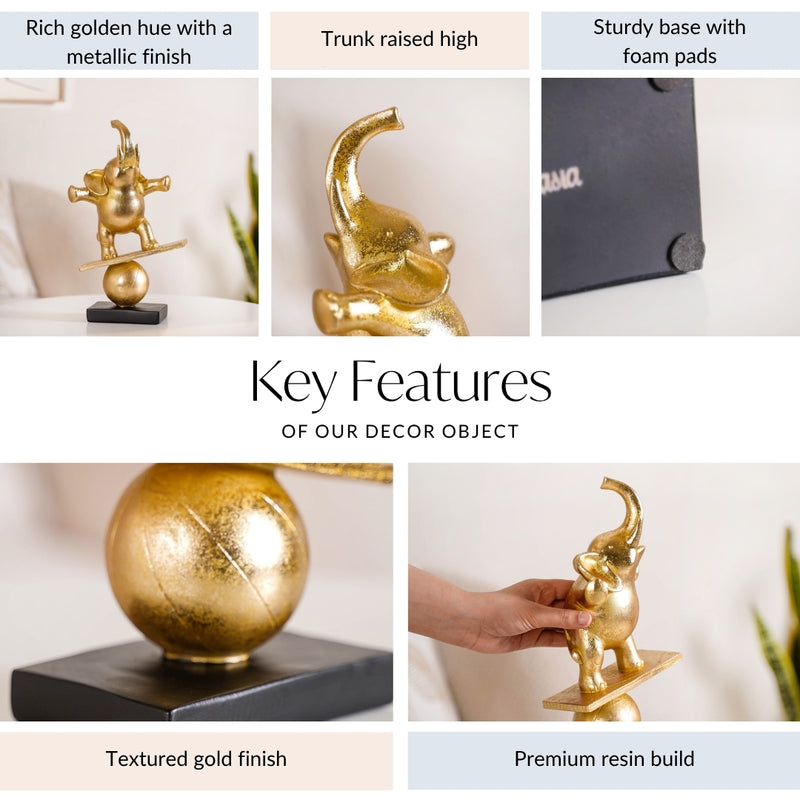 Balancing Elephant Desk Ornament