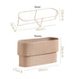 Balcony Box Planter With Stand Taupe