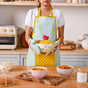 Balloon Heart Apron With Mitten And Pot Holder