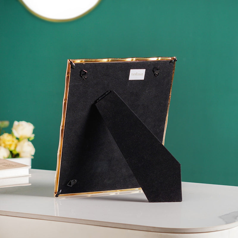 Bamboo Cut Photo Frame Large Gold 8x10