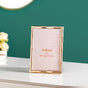 Bamboo Cut Photo Frame Small Gold 4x6