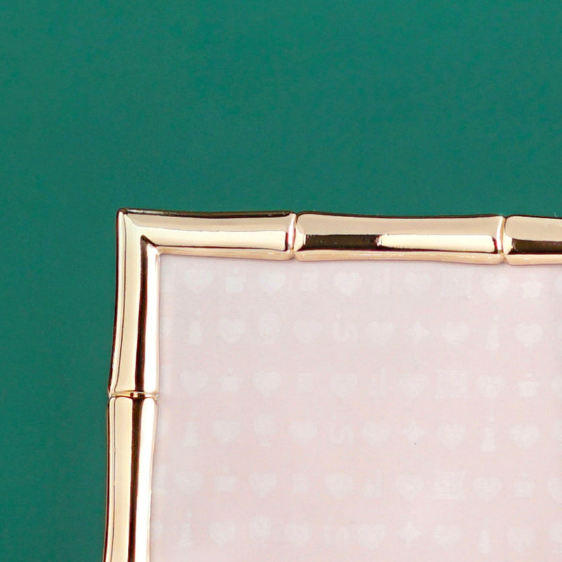 Bamboo Cut Photo Frame Small Gold 4x6
