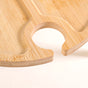 Bamboo Picnic Table With Wine Glass Holder