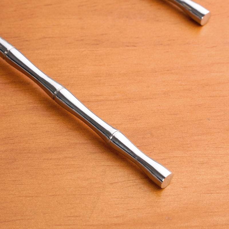 Bamboo Stem Stainless Steel Spoon Set Of 6