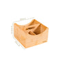 Bamboo Utensil Caddy With Handle