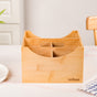 Bamboo Utensil Caddy With Handle