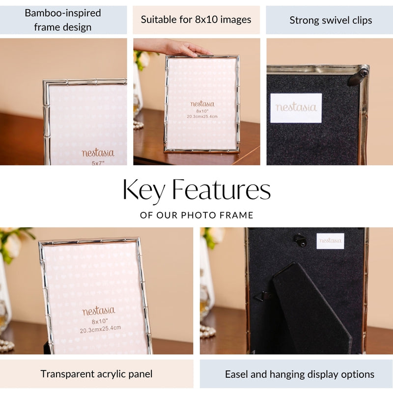 Bamboo Cut Photo Frame Large 8x10"