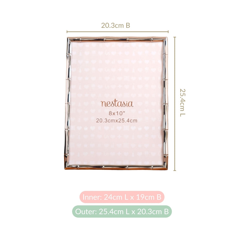 Bamboo Cut Photo Frame Large 8x10"