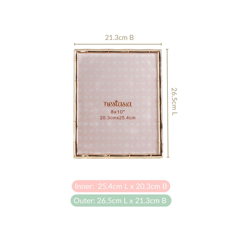 Large Gold Eco Edge Photo Frame 20x25cm