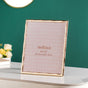Bamboo Cut Photo Frame Large Gold 8x10"