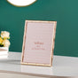 Bamboo Cut Photo Frame Medium Gold 5x7"