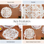 Baroque Bloom Table Mat Set Of 6