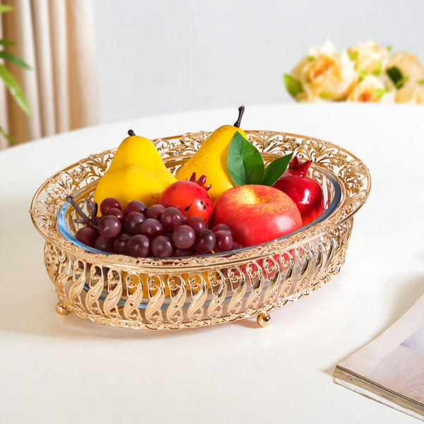 Baroque Galore Decorative Glass Bowl