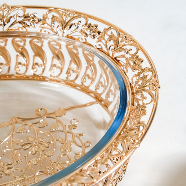 Baroque Galore Decorative Glass Bowl