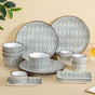 Baroque Sage Green 16 Piece Dinner Set For 4