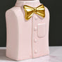 Pink Gloss Bowtie Shirt Ceramic Bath Set Of 3