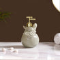 Bird Ceramic Embossed Liquid Soap Dispenser Pastel Green