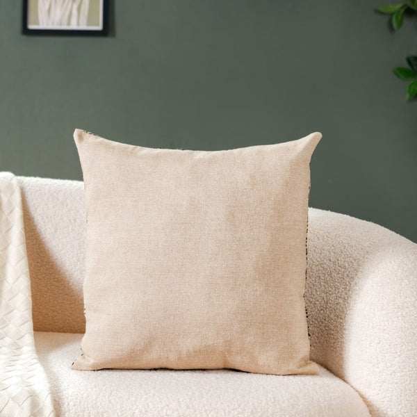 Sustainable Beaded Sofa Cushion Cover 15x15 Inch